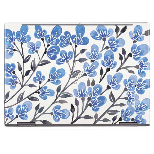 Cat Coq Blue Cherry Blossoms HP Envy Skin