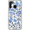 Cat Coq Blue Cherry Blossoms Galaxy A21 Clear Case