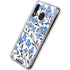 Cat Coq Blue Cherry Blossoms Galaxy A30 Clear Case