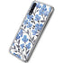Cat Coq Blue Cherry Blossoms Galaxy A50 Clear Case