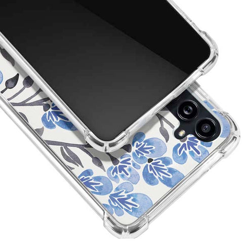 Blue Cherry Blossoms by Cat Coq Galaxy A54 5G Clear Case
