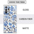 Cat Coq Blue Cherry Blossoms Galaxy Note20 Ultra 5G Skin