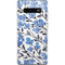 Cat Coq Blue Cherry Blossoms Galaxy S10 Plus Skin