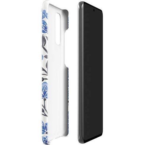 Cat Coq Blue Cherry Blossoms Galaxy S20 Lite Case