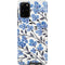 Cat Coq Blue Cherry Blossoms Galaxy S20 Plus Pro Case