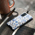 Cat Coq Blue Cherry Blossoms Galaxy S20 Pro Case