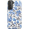 Cat Coq Blue Cherry Blossoms Galaxy S21 5G Pro Case