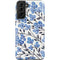 Cat Coq Blue Cherry Blossoms Galaxy S21 FE Pro Case