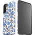 Cat Coq Blue Cherry Blossoms Galaxy S21 Plus 5G Pro Case