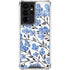 Cat Coq Blue Cherry Blossoms Galaxy S21 Ultra 5G Clear Case