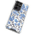 Cat Coq Blue Cherry Blossoms Galaxy S21 Ultra 5G Clear Case