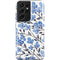 Cat Coq Blue Cherry Blossoms Galaxy S21 Ultra 5G Pro Case
