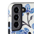 Cat Coq Blue Cherry Blossoms Galaxy S22 Pro Case