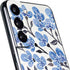 Cat Coq Blue Cherry Blossoms Galaxy S22 Skin