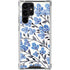 Cat Coq Blue Cherry Blossoms Galaxy S22 Ultra Clear Case