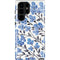 Cat Coq Blue Cherry Blossoms Galaxy S22 Ultra Pro Case