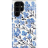 Cat Coq Blue Cherry Blossoms Galaxy S22 Ultra Pro Case