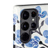 Cat Coq Blue Cherry Blossoms Galaxy S22 Ultra Pro Case