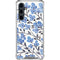 Blue Cherry Blossoms by Cat Coq Galaxy S23 FE Clear Case