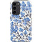 Cat Coq Blue Cherry Blossoms Galaxy S23 Plus Pro Case