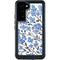 Cat Coq Blue Cherry Blossoms Galaxy S23 Plus Waterproof Case