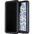 Cat Coq Blue Cherry Blossoms Galaxy S23 Plus Waterproof Case