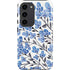 Cat Coq Blue Cherry Blossoms Galaxy S23 Pro Case
