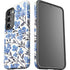 Cat Coq Blue Cherry Blossoms Galaxy S23 Pro Case