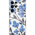 Cat Coq Blue Cherry Blossoms Galaxy S23 Ultra Skin