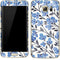 Cat Coq Blue Cherry Blossoms Galaxy S7 Edge Skin