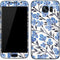 Cat Coq Blue Cherry Blossoms Galaxy S7 Skin