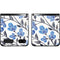 Cat Coq Blue Cherry Blossoms Galaxy Z Flip Skin