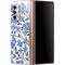 Cat Coq Blue Cherry Blossoms Galaxy Z Fold2 5G Skin