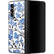 Cat Coq Blue Cherry Blossoms Galaxy Z Fold3 5G Skin