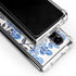 Cat Coq Blue Cherry Blossoms Galaxy Z Fold4 5G Clear Case