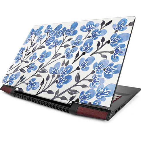 Cat Coq Blue Cherry Blossoms Lenovo IdeaPad Skin