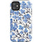 Cat Coq Blue Cherry Blossoms iPhone 11 Impact Case