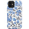 Cat Coq Blue Cherry Blossoms iPhone 12 Impact Case