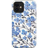 Cat Coq Blue Cherry Blossoms iPhone 12 Impact Case