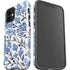 Cat Coq Blue Cherry Blossoms iPhone 12 Impact Case