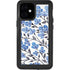 Cat Coq Blue Cherry Blossoms iPhone 12 Mini Waterproof Case
