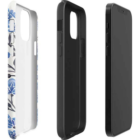 Cat Coq Blue Cherry Blossoms iPhone 12 Pro Max Impact Case