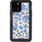 Cat Coq Blue Cherry Blossoms iPhone 12 Pro Waterproof Case