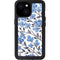 Cat Coq Blue Cherry Blossoms iPhone 13 Mini Waterproof Case