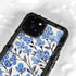 Cat Coq Blue Cherry Blossoms iPhone 13 Mini Waterproof Case