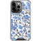 Cat Coq Blue Cherry Blossoms iPhone 13 Pro Clear Case