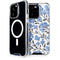 Cat Coq Blue Cherry Blossoms iPhone 13 Pro MagSafe Case
