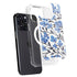 Cat Coq Blue Cherry Blossoms iPhone 13 Pro MagSafe Case