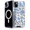 Cat Coq Blue Cherry Blossoms iPhone 14 MagSafe Case