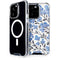 Cat Coq Blue Cherry Blossoms iPhone 14 Pro MagSafe Case